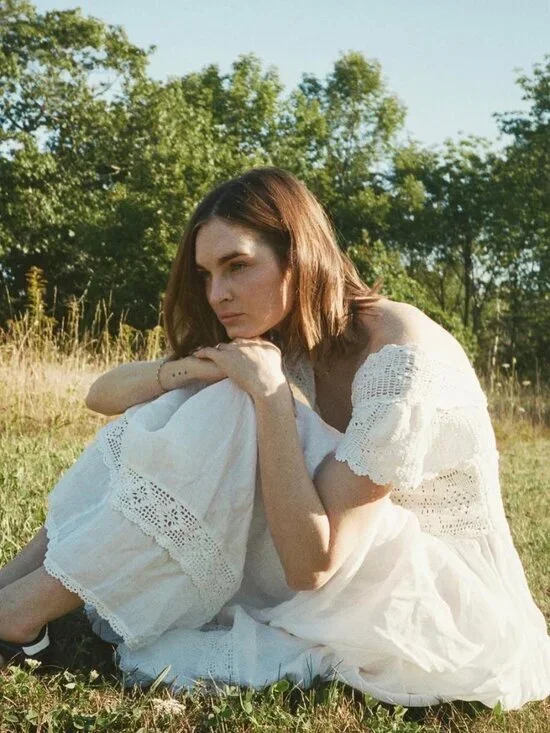 Doen Modeira Dress in Salt‎ White Size Small Crochet Maxi Midi Dress Boho - Picture 13 of 16